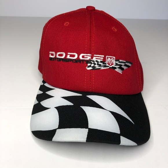 Dodge Motorsports Hat Cap Red SnapBack - Picture 1 of 7